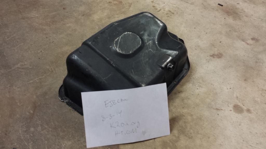 FS Wrinkle black valve cover and K24 steel pan Honda / Acura K20a